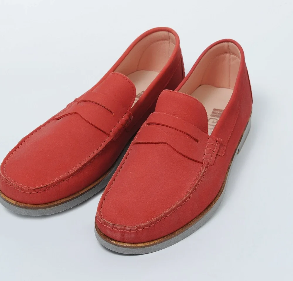 Mocassin ALEX Rouge