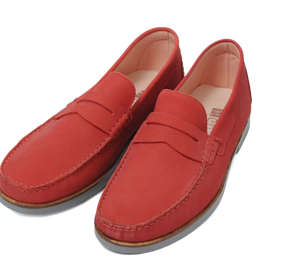 Mocassin-cuir-rouge